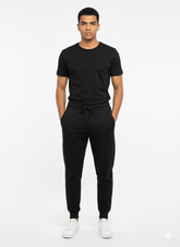 MENS BLACK RELAXED FIT TROUSER - Smgarment's
